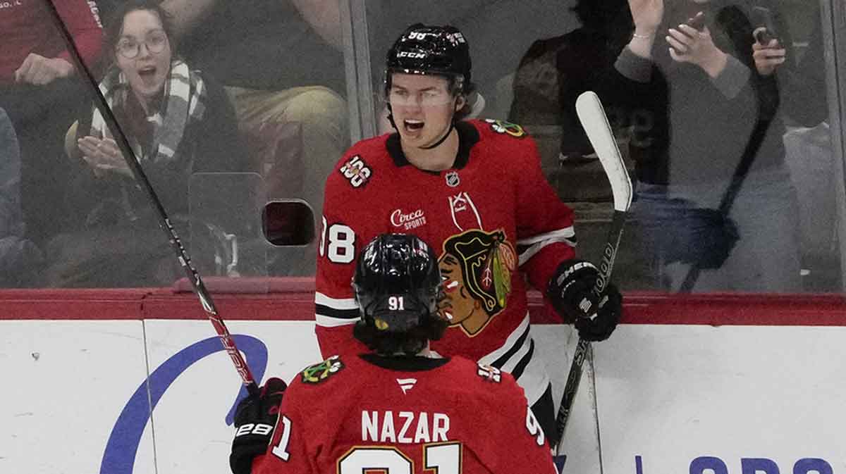 Blackhawks’ Connor Bedard notches first-career hat trick vs. Senators