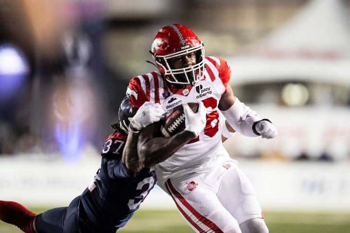 Calgary running back Mills says his head in a good place led to career season