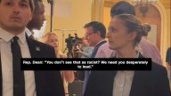 Congresswoman confronts Mike Johnson over Trump AI video: 'It's racist. You should call it out'