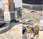 4 Injured, One Critical as Tiles Collapse at Chadoora Clock Tower