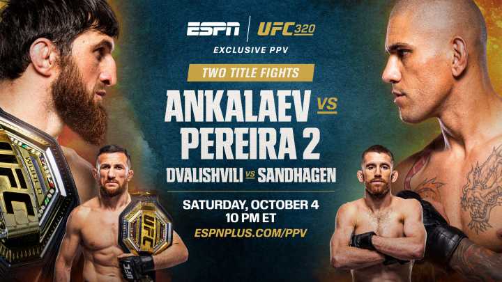 UFC 320: Ankalaev vs. Pereira 2 | Saturday, October 4