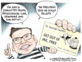 Cartoonist’s take: ‘George Santos set free’