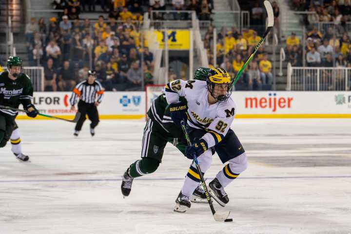 No. 9 Michigan proves its depth through third line