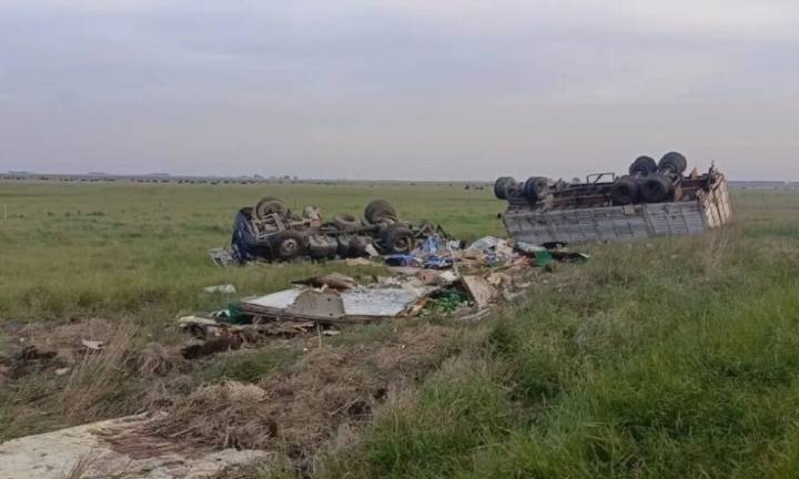 Ruta 51: un camionero murió al chocar contra una camioneta