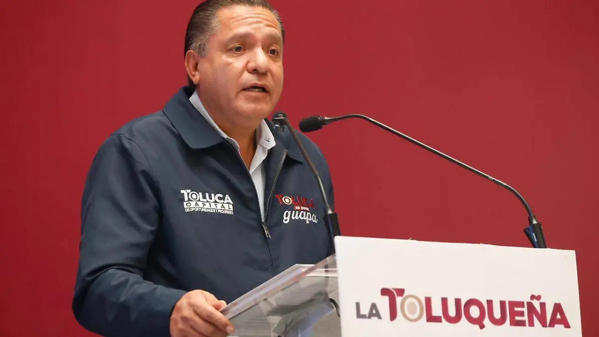 Alcalde de Toluca defiende operativo contra marcha estudiantil