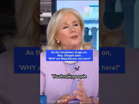 As the shutdown drags on, Rep. Dingell asks: 'WHY are Republicans not here?'