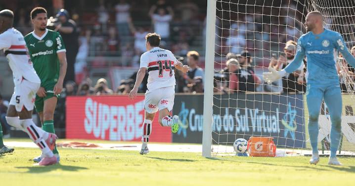 Está en racha: revisa el gol de Gonzalo Tapia por el Sao Paulo en el clásico ante Palmeiras por el Brasileirao