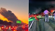 Medical Helicopter Crashes on Sacramento Freeway in California