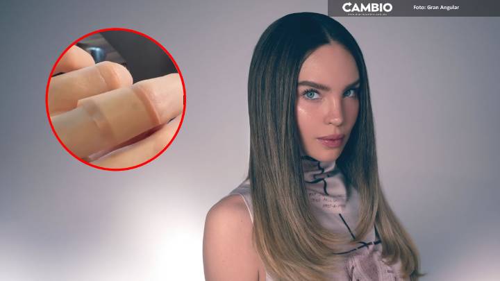 Belinda se lesiona la mano por tocar la batería en show privado