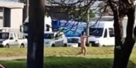 Un hombre se paseó desnudo por una avenida de Mar del Plata y fue detenido