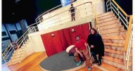 THEATER CREW BUILDS CRUISE SHIP