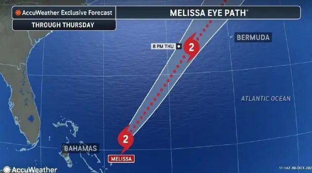 Hurricane Melissa Barrels Toward Bermuda And Atlantic Canada After Caribbean Devastation