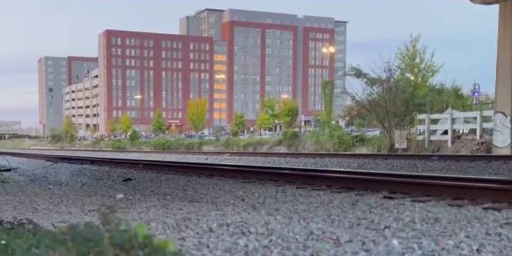 College student survives with serious injuries after being hit by train, police say
