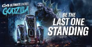 The King of the Monsters Meets the King of Energy: C4 Ultimate Energy® x Godzilla Arrives