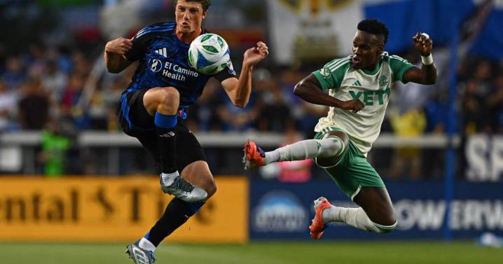 Niko Tsakiris scores 1st MLS goal, Earthquakes beat Austin 2