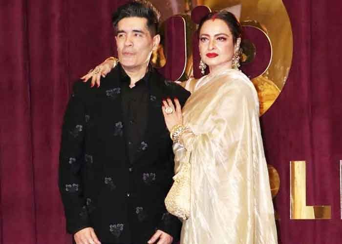 Manish Malhotra wishes Rekha on 71st birthday: It’s an honour always to create for you