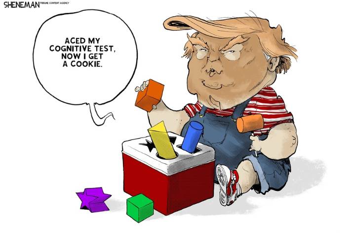 Cartoon: Aced it