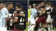 Adrián Balboa desató el caos sobre el final: escupió a Marcos Acuña en la cara y provocó un enojo feroz