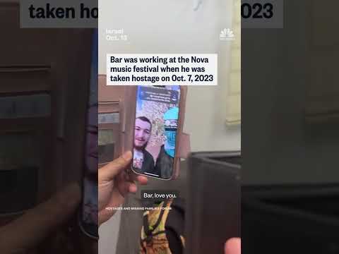 Hostage Bar Kupershtein speaks to family on phone