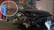 Conductor en total ebriedad protagoniza fuerte accidente en Coss; paseó con caguama en mano