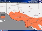 Heat Advisory and Santa Ana Wind Alert Issued for Culver City This Week