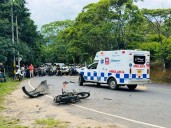 Motociclista murió tras ser arrollado por una ambulancia en Florencia