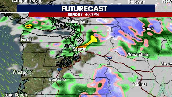 Fall-like Seattle weather prompts wind, snow advisories