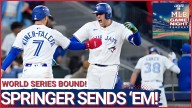 MLB GAME NIGHT: George Springer HOMERS the Toronto Blue Jays to the World Series!
