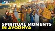 FM Nirmala Sitharaman Performs Aarti At Saryu Ghat In Ayodhya | “A Sacred Day Blessed By Shri Ram”