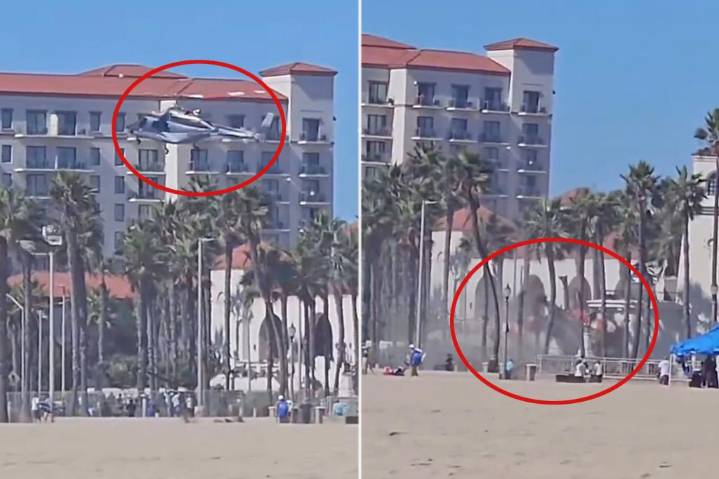 Huntington Beach, California helicopter crash