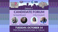 District 1 candidate forum to be held Tuesday at WSU