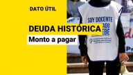 Deuda Histórica Docente: Este será el monto que recibirán los profesores