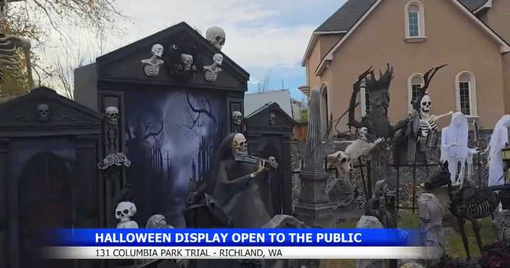 Richland homeowners invite community to Halloween display