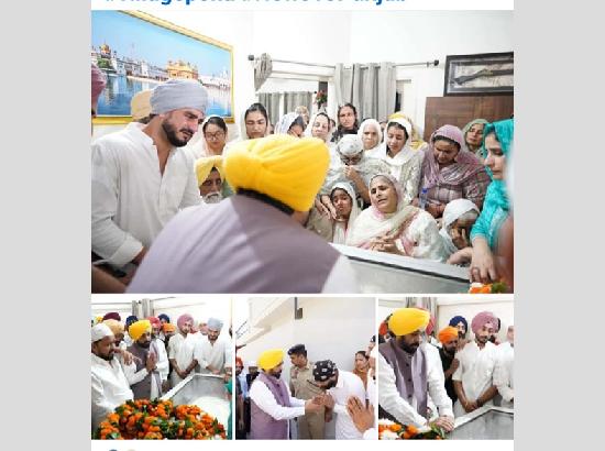 Rajvir Jawanda will forever live in the hearts of his fans: CM Mann [ FULL VIEW ]
