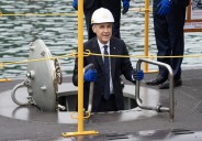 Carney tours Korean shipyard vying to build Canada's next submarine fleet