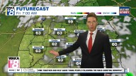 Some clouds Thursday; Cooler with sunshine Friday, this weekend