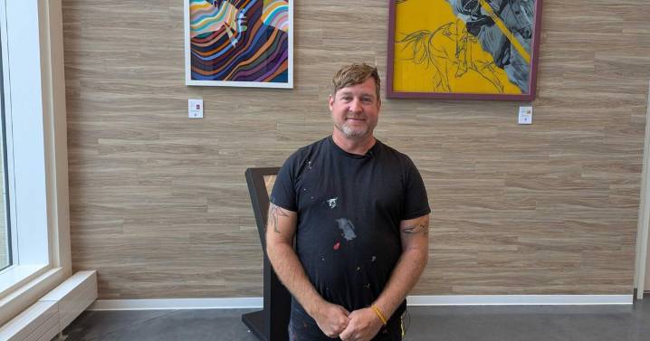Artist Whitacre showcases exhibit at Rockford Public Library