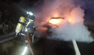 Arde un coche en la TF
