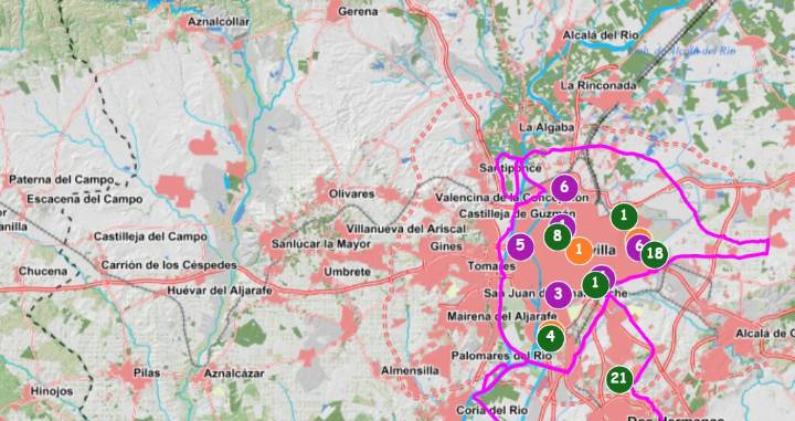 Sevilla capital tiene 32 bolsas de suelo residencial para 5.056 viviendas protegidas