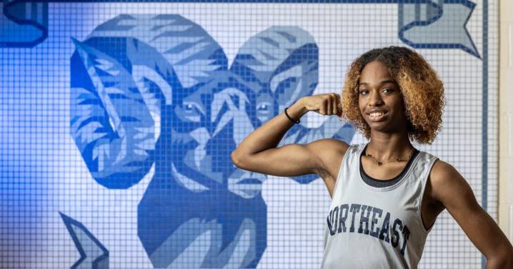 Navia Coles runs inspired for Northeast Guilford