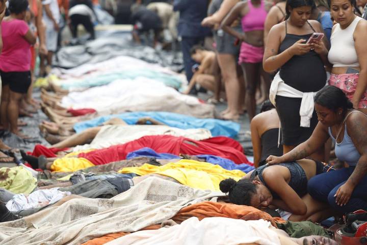 En Río de Janeiro contabilizan  132 muertos luego de megaoperación  policial