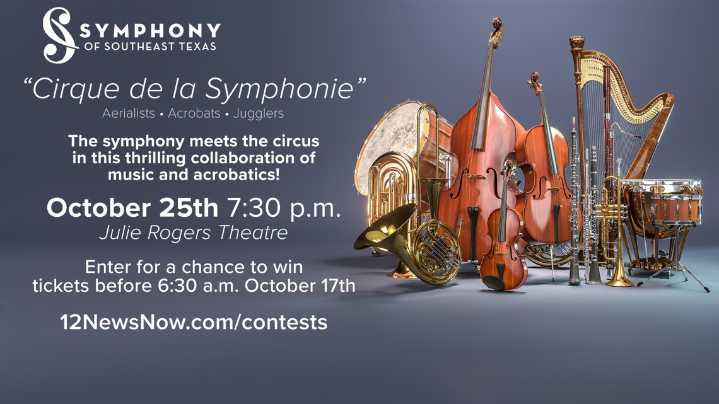Enter for a chance to win tickets to hear the Symphony of Southeast Texas perform on October 25