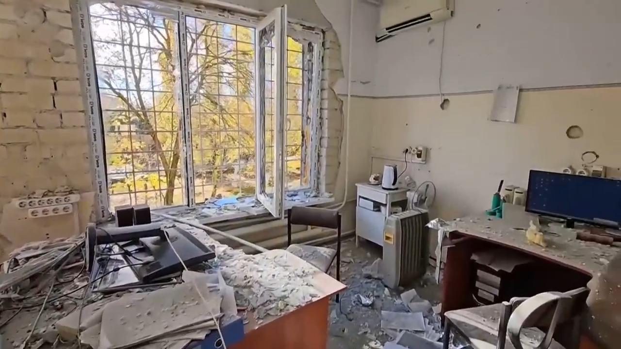 Russia strikes medical facility in Ukraine injuring five people