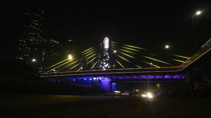 City shimmers on Diwali night as residential complexes and bridges deck up