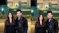 Arjun Bijlani Twins With Wife Neha Swamy At His Star