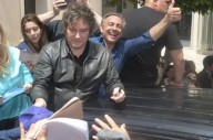 Tomás Figueroa se emocionó tras la caravana presidencial y pidió el voto: "No los voy a defraudar"