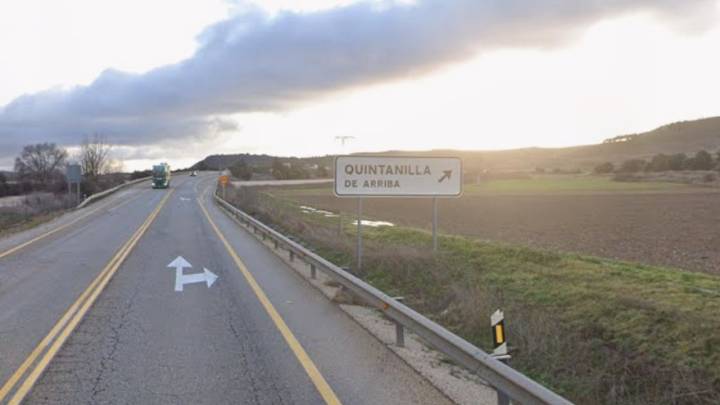Dos heridos al salirse su coche en la N-122 en Quintanilla de Arriba en Valladolid