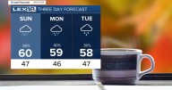 Sunday gloom comes with showers
