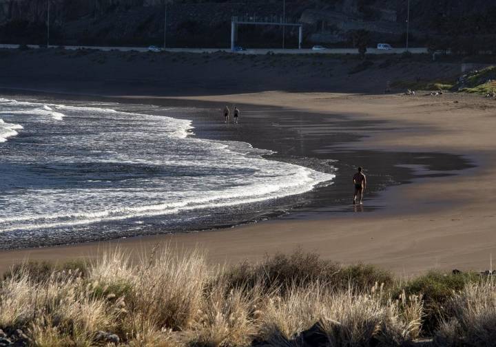 Muere un hombre ahogado en la playa de La Laja, en Las Palmas de Gran Canaria