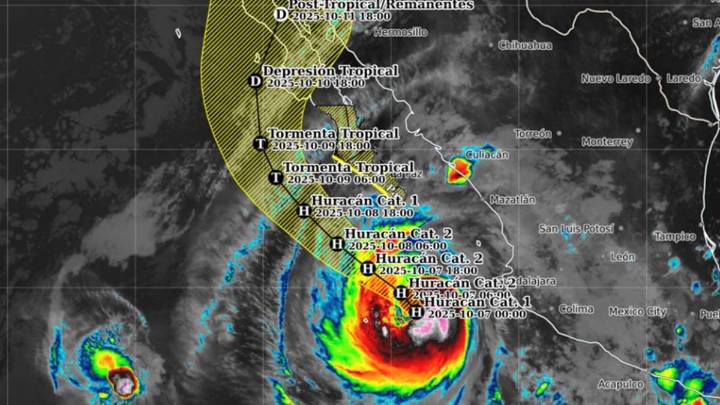 Descartan impacto de Priscilla en Nayarit, pero alertan por lluvias intensas